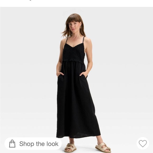 Universal Thread Black Maxi Dress - Picture 1 of 6